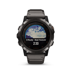 二手佳明 Fenix 5X Plus 钛合金aDLC版回收